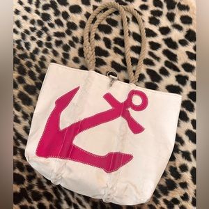 Pink Anchor Sea Bags Maine Handbag